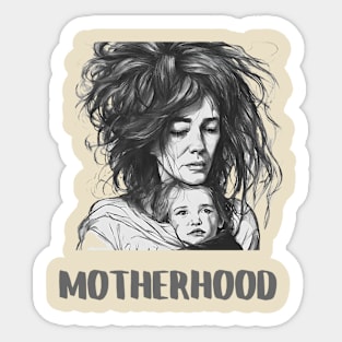 Motherhood, Mothers Day, Funny Gift Sticker